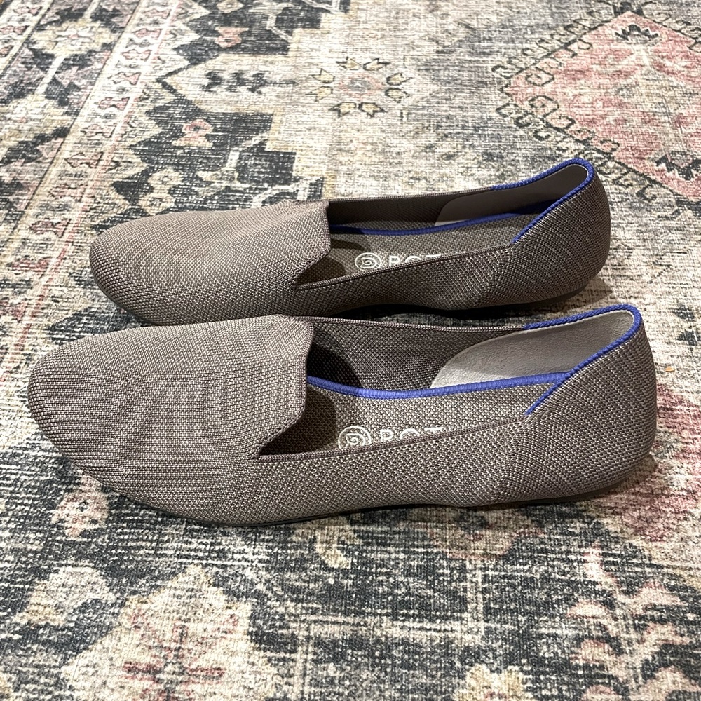 Rothy’s size 10. Chocolate brown loafers.